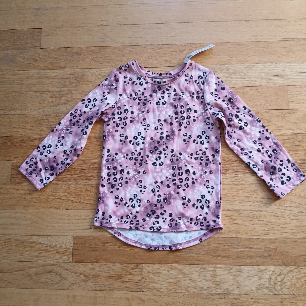 Garanimals Light Pink Leopard Print Tee -3T